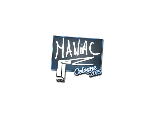 Aufkleber | Maniac | Köln 2015