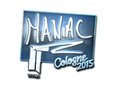 Sticker | Maniac (Foil) | Cologne 2015