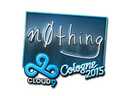 Sticker | n0thing (Foil) | Cologne 2015