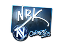 Sticker | NBK- (Foil) | Cologne 2015