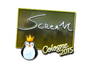 Sticker | ScreaM (Foil) | Cologne 2015