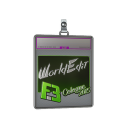 Sticker Slab | WorldEdit (Foil) | Cologne 2015