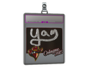 Sticker Slab | yam (Foil) | Cologne 2015