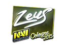 Sticker | Zeus (Foil) | Cologne 2015
