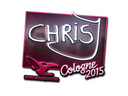 Sticker | chrisJ (Foil) | Cologne 2015