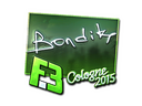Sticker | bondik (Foil) | Cologne 2015