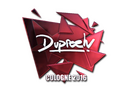 Sticker | dupreeh (Foil) | Cologne 2016