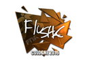 Sticker | flusha (Foil) | Cologne 2016