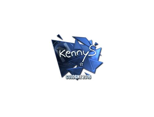 Наклейка | kennyS (металлическая) | Кёльн-2016