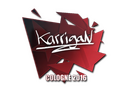 Sticker | karrigan | Cologne 2016