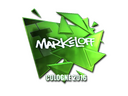 Sticker | markeloff (Foil) | Cologne 2016