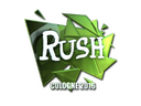 Sticker | RUSH (Foil) | Cologne 2016