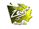 Sticker | Zeus (Foil) | Cologne 2016