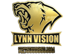 Sticker | Lynn Vision (Gold) | Copenhagen 2024