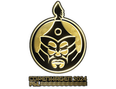 Наклейка | The MongolZ (золотая) | Копенгаген-2024