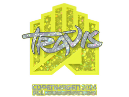 Sticker | TRAVIS (Glitter) | Copenhagen 2024
