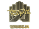 Sticker | TRAVIS (Gold) | Copenhagen 2024