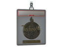 Sticker Slab | Techno4K (Gold) | Copenhagen 2024
