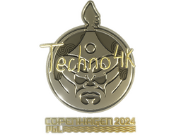 Sticker | Techno4K (Gold) | Copenhagen 2024