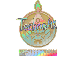 Sticker | Techno4K (Holo) | Copenhagen 2024