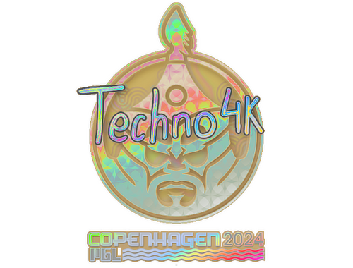 Sticker | Techno4K (Holo) | Copenhagen 2024