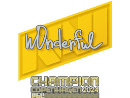 Sticker | w0nderful (Champion) | Copenhagen 2024
