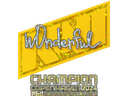 Sticker | w0nderful (Glitter, Champion) | Copenhagen 2024