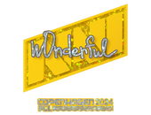 Sticker | w0nderful (Glitter) | Copenhagen 2024