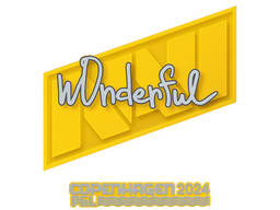 Sticker | w0nderful | Copenhagen 2024