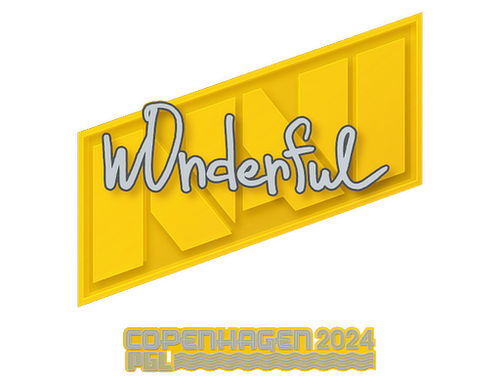 Sticker | w0nderfu | Copenhague 2024