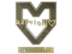 Sticker | xertioN (Gold) | Copenhagen 2024