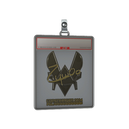Sticker Slab | ZywOo (Gold) | Copenhagen 2024