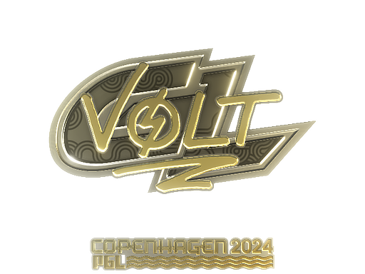 Sticker | volt (Gold) | Copenhagen 2024