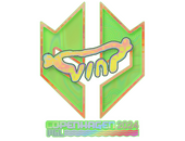 Наклейка | VINI (голографическая) | Копенгаген-2024