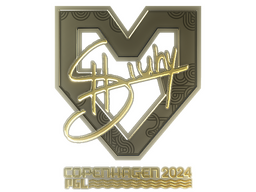 Sticker | siuhy (Gold) | Copenhagen 2024
