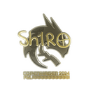 Sticker | sh1ro (Gold) | Copenhagen 2024
