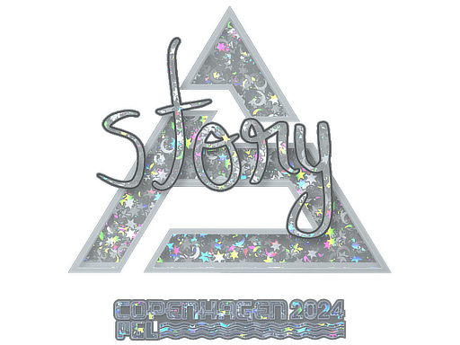 Sticker | story (Glitter) | Copenhagen 2024