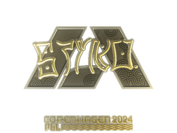 Sticker | STYKO (Gold) | Copenhagen 2024