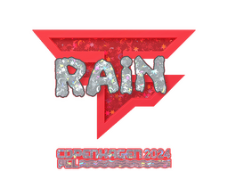Sticker | rain (Glitter) | Copenhagen 2024
