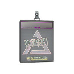 Sticker Slab | roman (Holo) | Copenhagen 2024