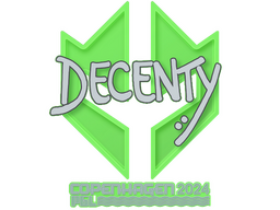 Sticker | decenty | Copenhagen 2024