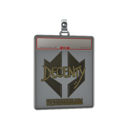 Sticker Slab | decenty (Gold) | Copenhagen 2024