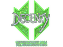 Sticker | decenty (Glitter) | Copenhagen 2024