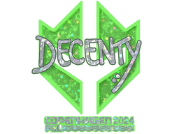 Sticker | decenty (Glitter) | Copenhagen 2024
