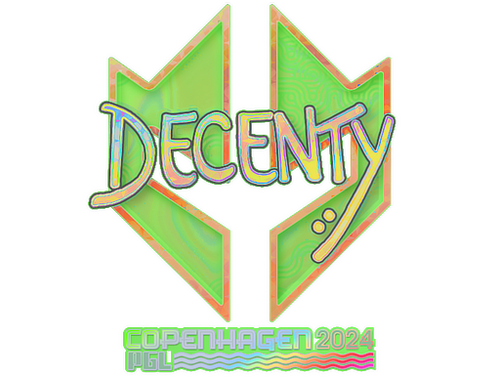 Aufkleber | decenty (Holo) | Kopenhagen 2024
