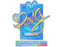 Sticker | dav1g (Holo) | Copenhagen 2024