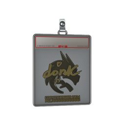 Sticker Slab | donk (Gold) | Copenhagen 2024
