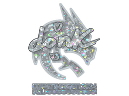Sticker | donk (Glitter) | Copenhagen 2024