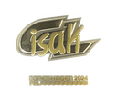Sticker | isak (Gold) | Copenhagen 2024