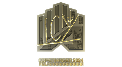 Sticker | ICY (Gold) | Copenhagen 2024